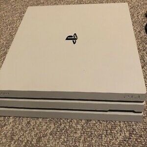 Renewed | All White Sony PlayStation 4 Pro 1TB storage. [New Controller Include]